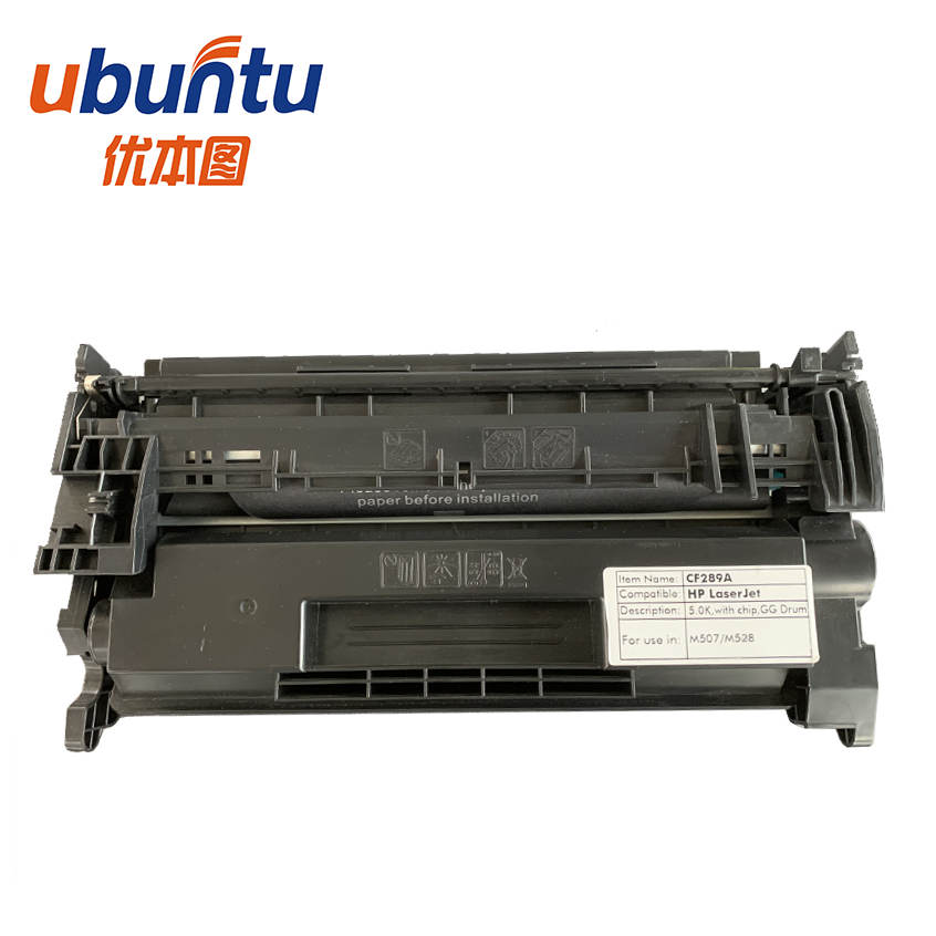 Ubuntu UTC 89A CF289A Cartouche de toner compatible pour monochrome HP Laserjet M507/M528