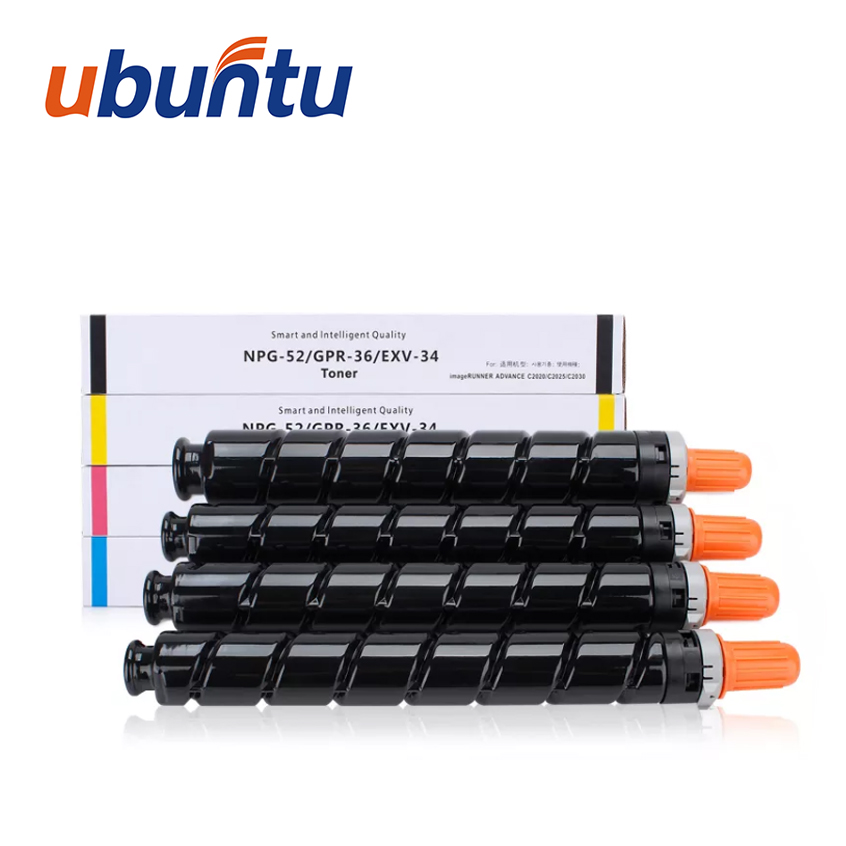 Ubuntu UTC toner compatible noir NPG-52/GPR-36/C-EXV34, pour les phototcopieurs de Canon IR-C2020/C2025/C2030/C2220/C2225/C2230