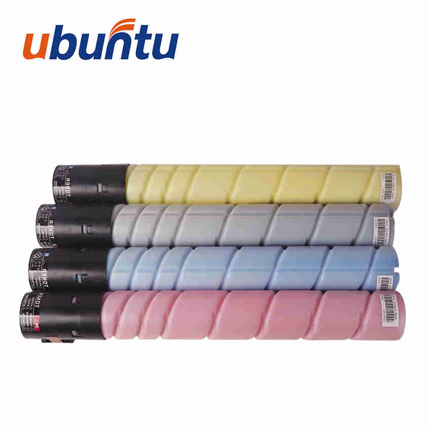 Ubuntu toner de couleurs TN512K/TN512C/TN512Y/TN512M, compatibles avec les phototcopieurs de Konica Minolta Bizhub C454/C554