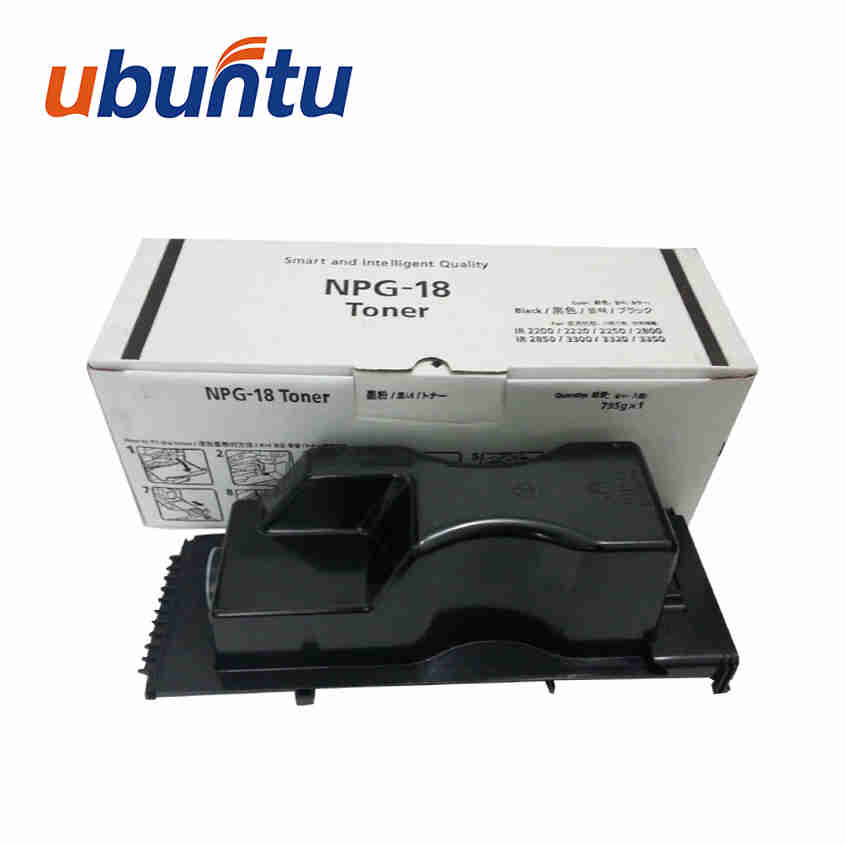 Ubuntu UTC Compatible Black Toner NPG-18/GPG-6/C-EXV3, Used for Canon IR-2200/2220/2250/2800/2850/3300/3320/3350 Copiers