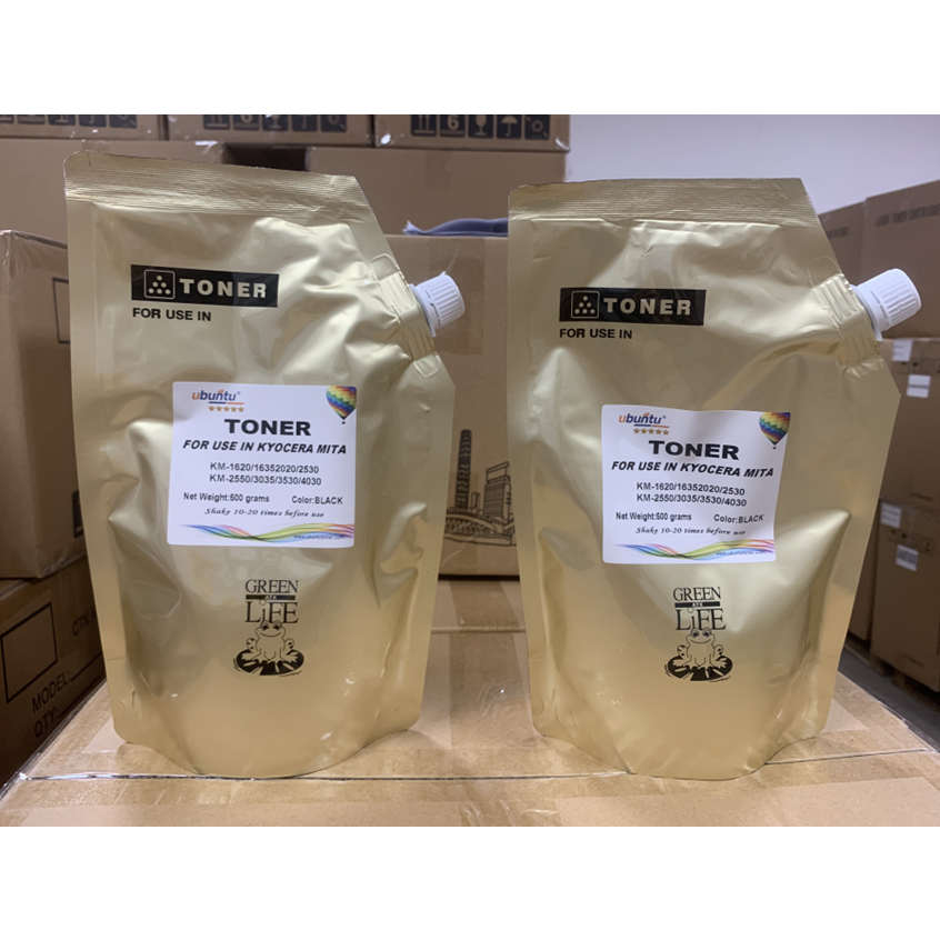 Premium monochrome toner powder universal ink recharge refill used for Kyocera KM-1620/1635/2020/2530 KM-2550/3035/3530/4030/5035