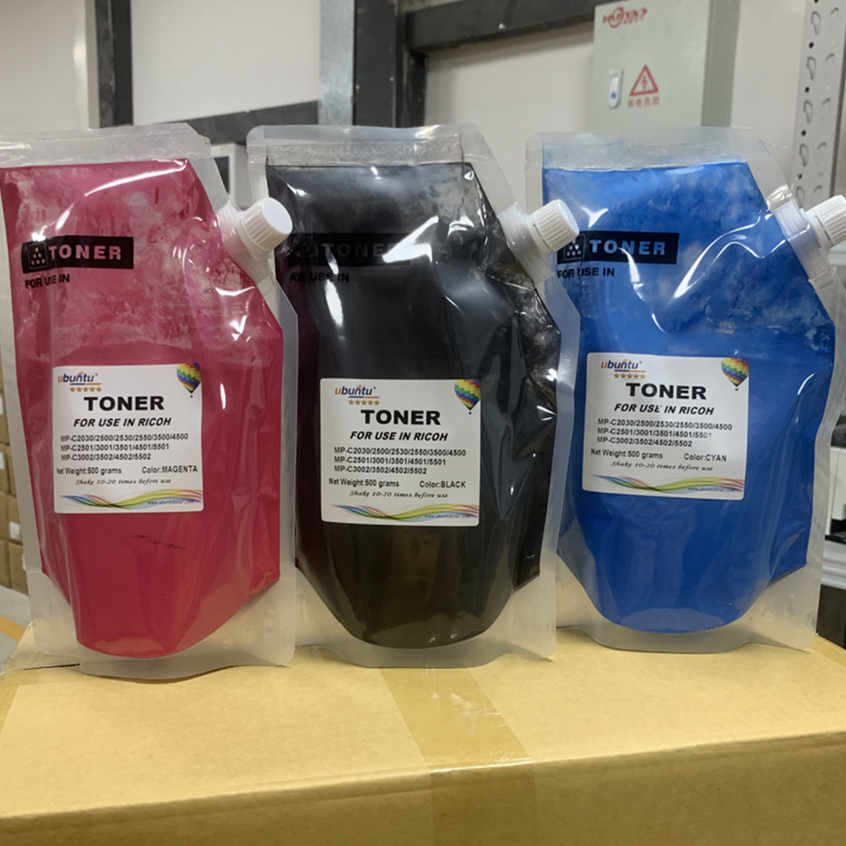 500g Premium color toner powder universal ink recharge for RICOH MPC2030/2500/2530/2550/3500/4500/2501/3301/3501/4501/5501/3002/3502/4502/5502